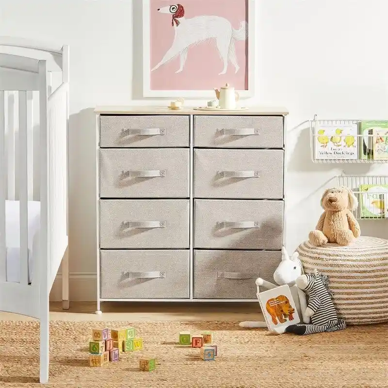 8 Slim Removable Drawers