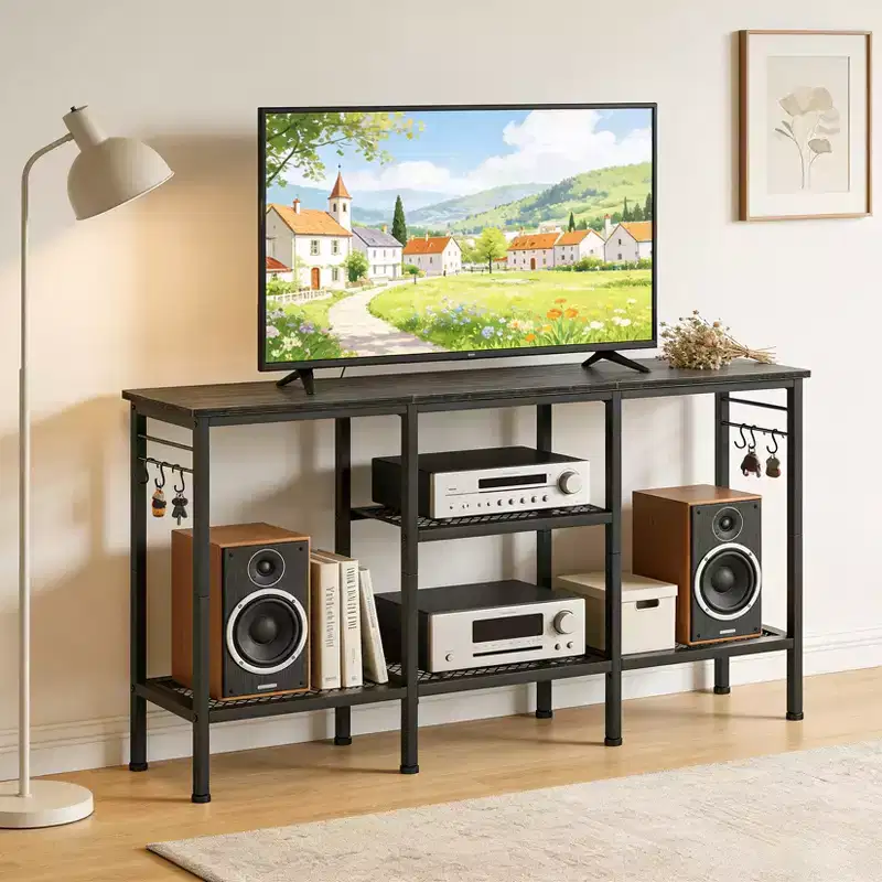 Black Oak TV Stand for TVs up to 55