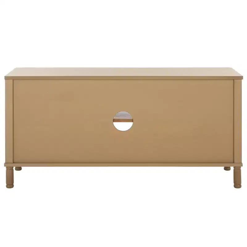 2-Door TV Stand | Desert Brown / Matte Black / Natural | Fits up to 43