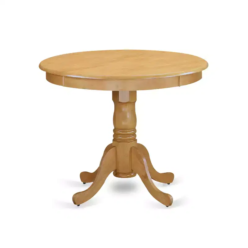 HomeStock Belmont 3-Pc Small Kitchen Table Set, Oak