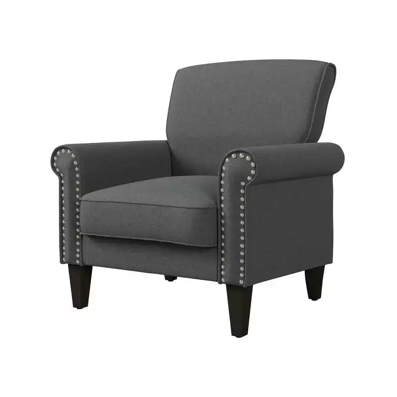 HL Home,Traditional Armchair with Nailheads