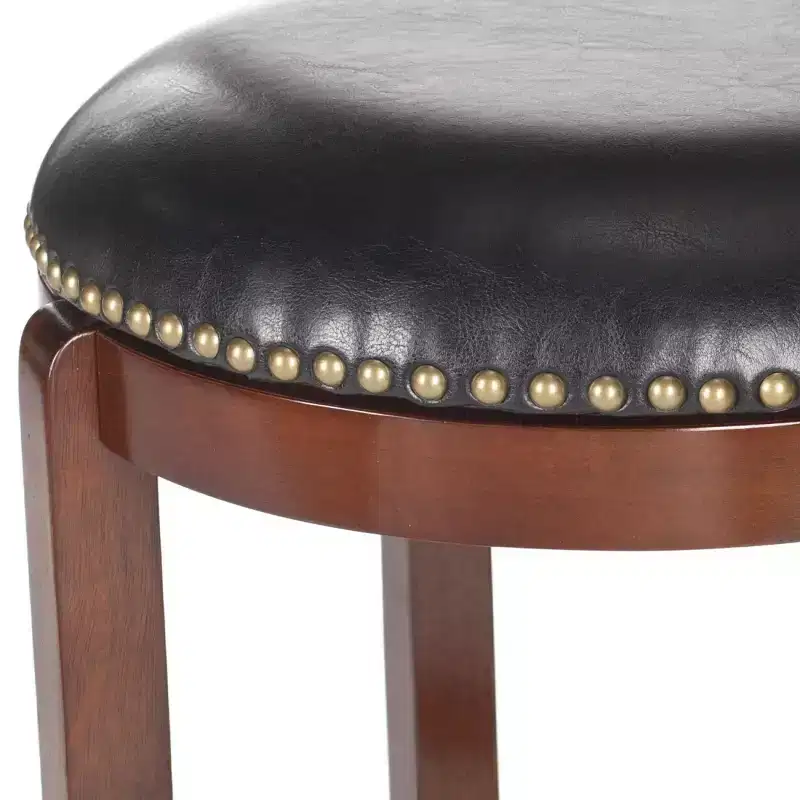 Elwood Swivel Bar Stool - FOX7015 - Cherry/Black - Safavieh Couture