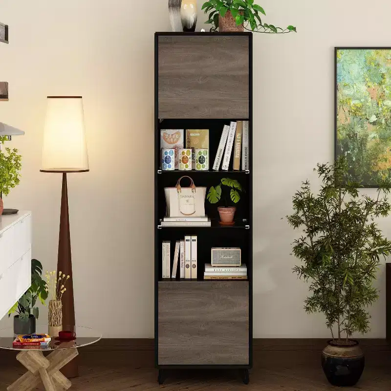 Famapy Vertical Storage Cabinet with Double - Door Design Stylish and Sturdy