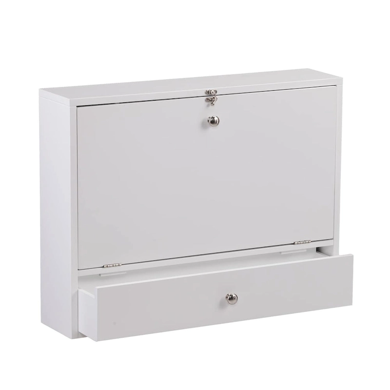 SEI Furniture Wall-mounted Folding Laptop Desk