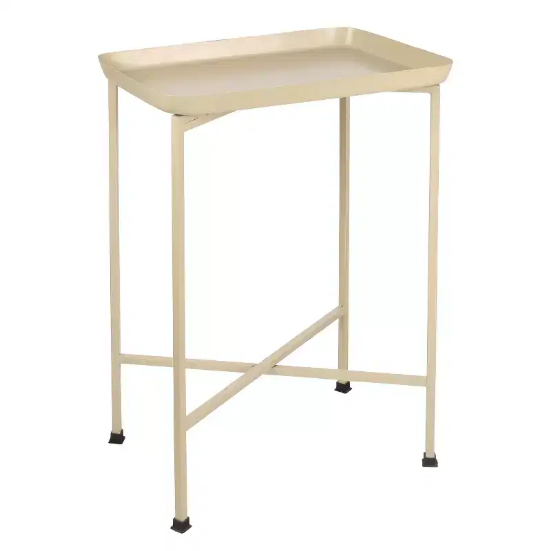 Sterling 26.25 Industrial Classic Metal Foldable End Table