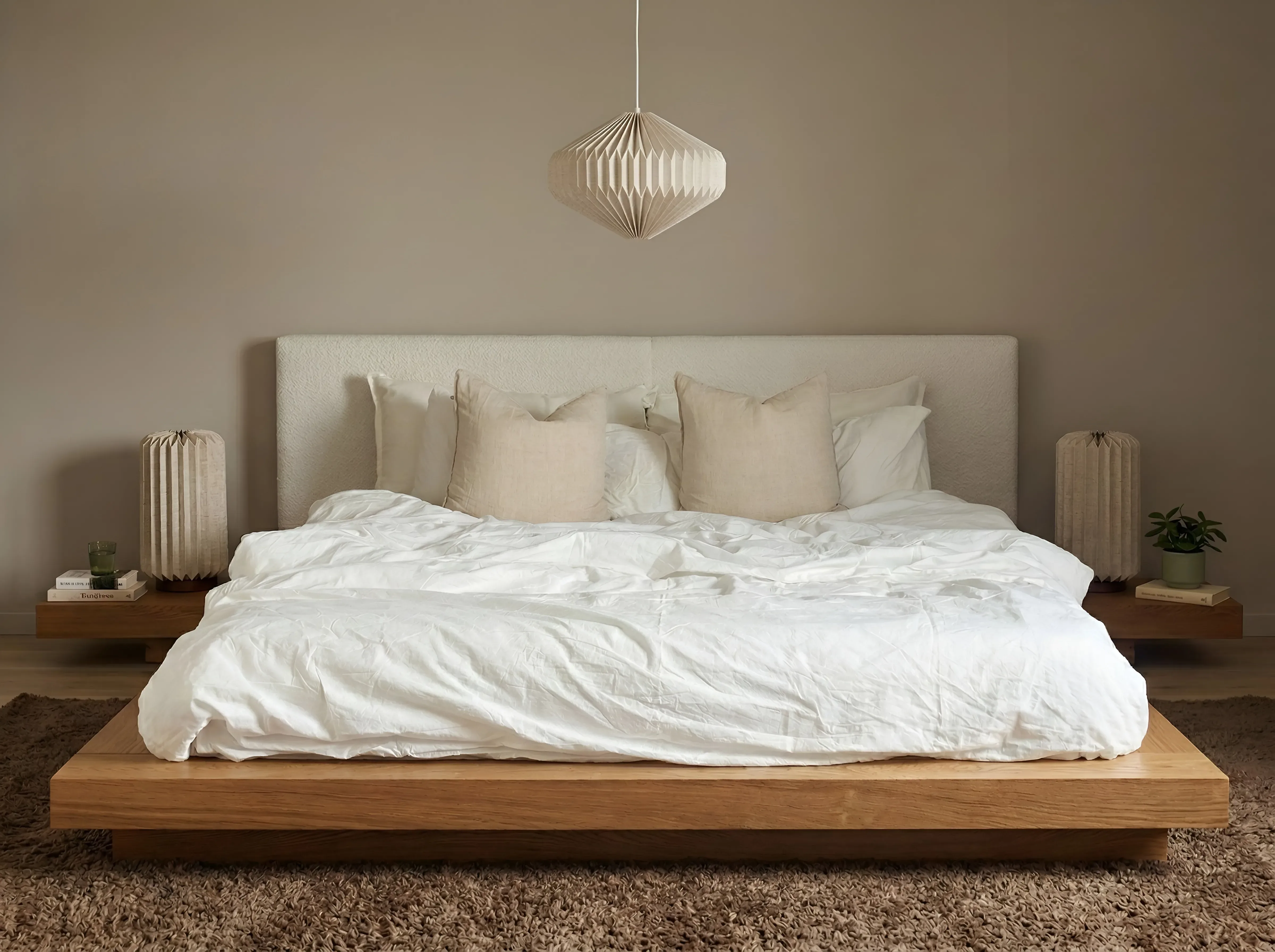 Letto  180 x 200 cm Frassino naturale