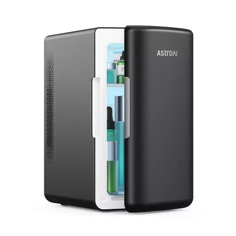 AstroAI 8 Can Mini Fridge 6 Liter Makeup Skincare Refridgerator for Dorm Room, Bedroom