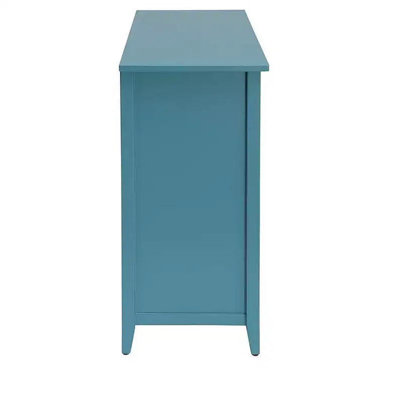 Royal Hampton Console Table With 6 Drawers, Blue