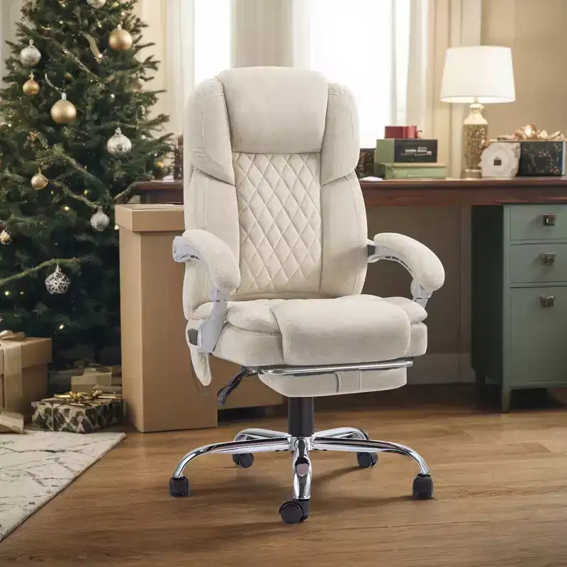 EROMMY Ergonomic Heated Massage Executive Chair
