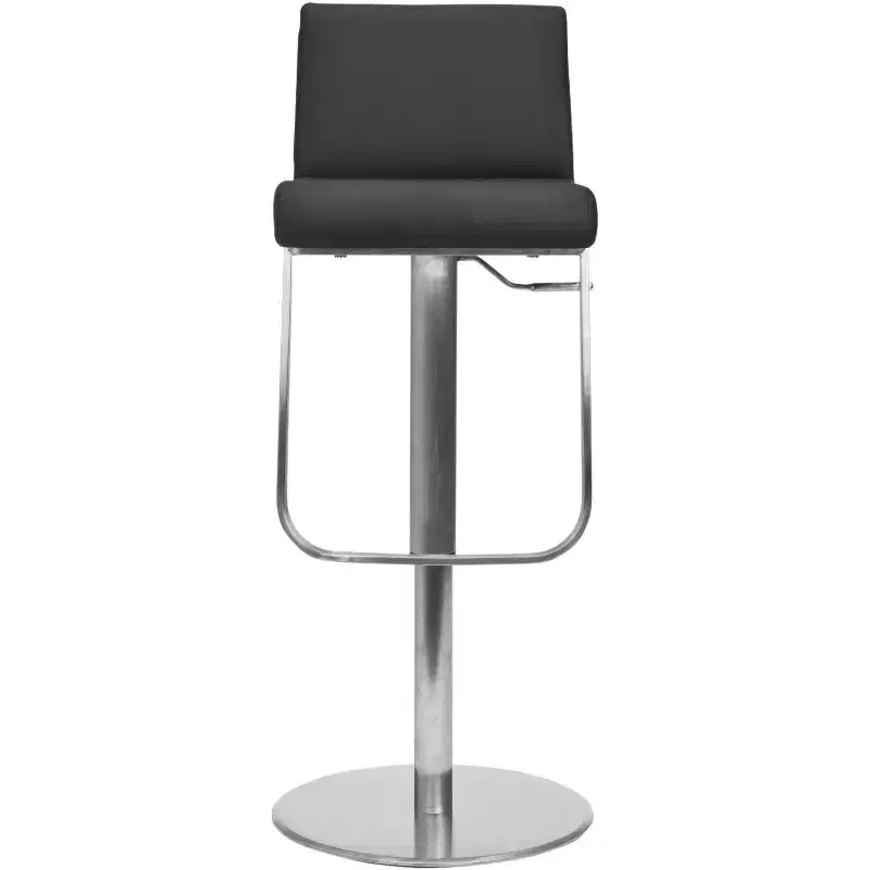 Stanley Gas Lift Swivel Bar Stool - FOX3003 - Black - Safavieh Couture