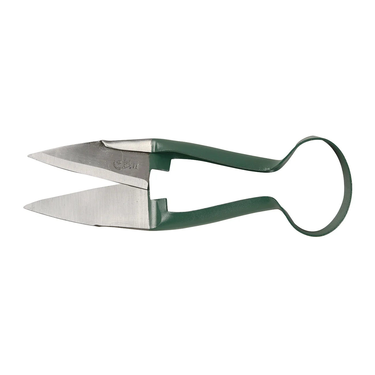 Small Topiary Trimming Shears with Racing Green Handles for Precision Gardening