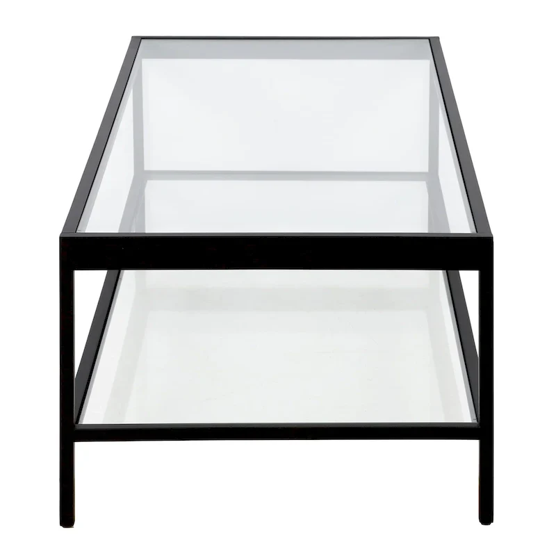 Alexis Metal and Glass Coffee Table