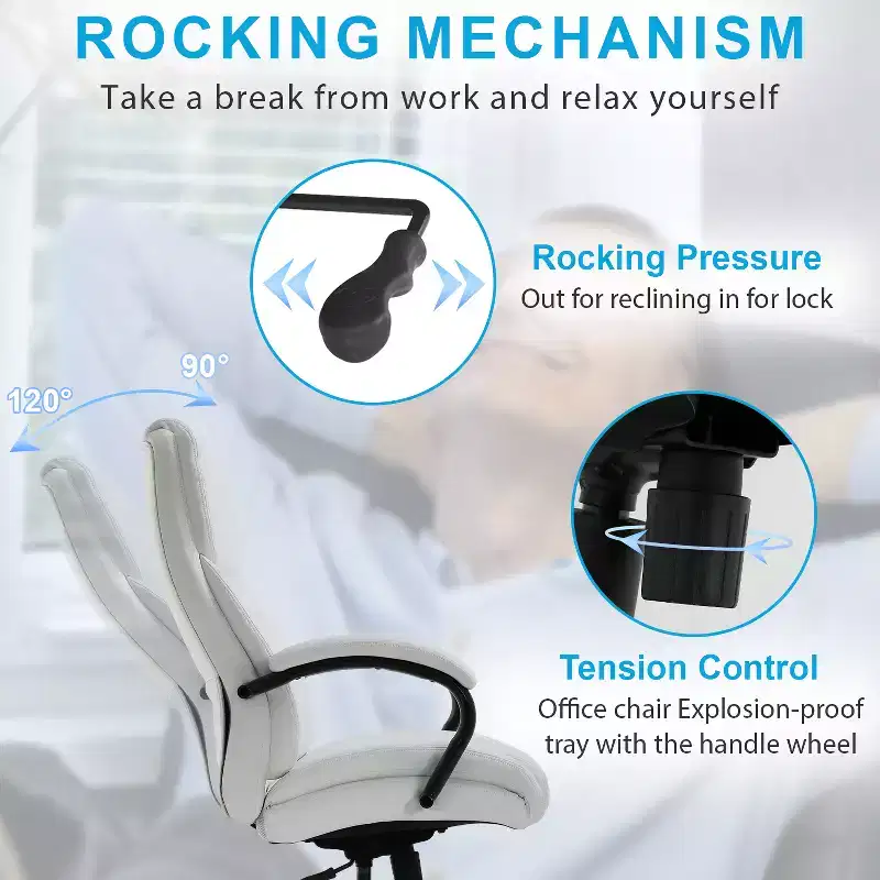 BestMassage Big and Tall Office Chair 500lbs Computer Chair Desk Chair