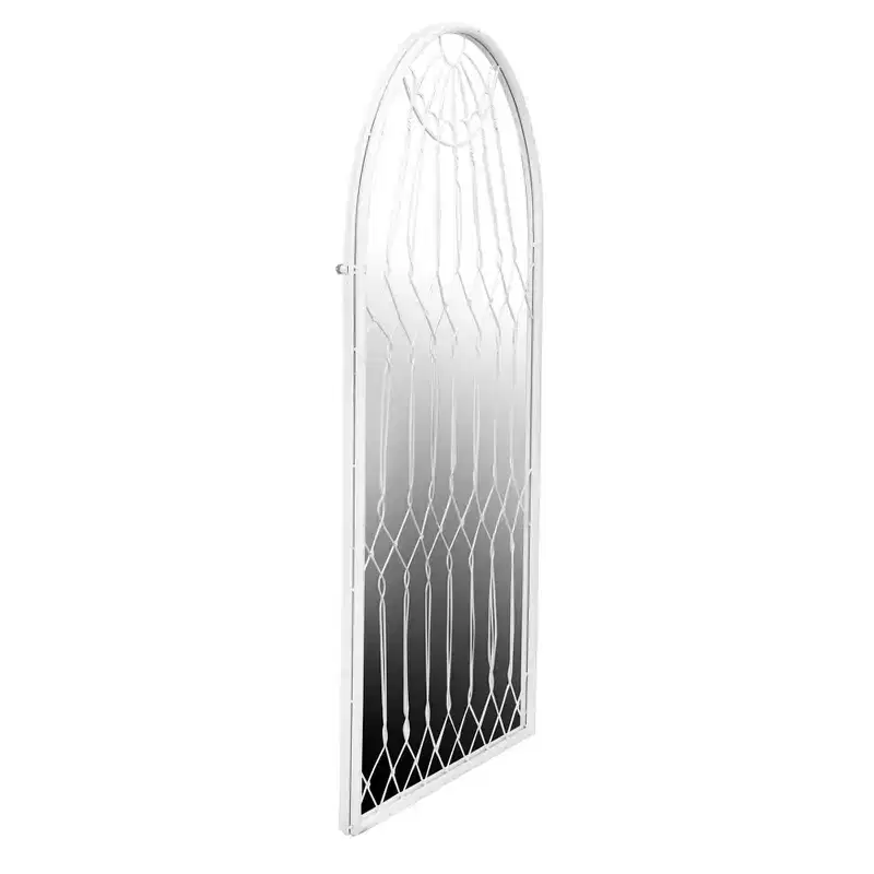 Arched Iron Cage Design Decorative Wall Mirror