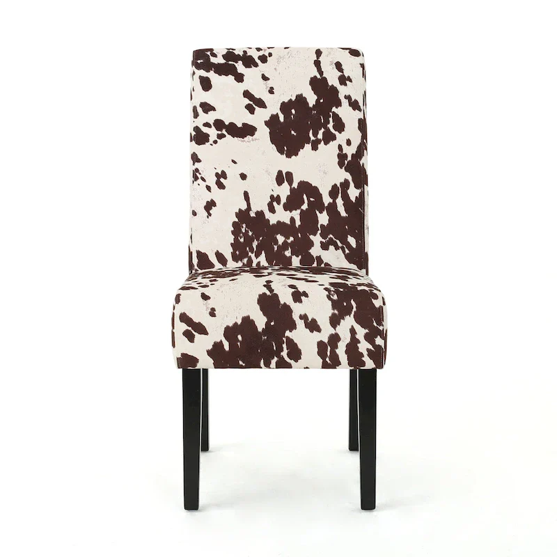 Pertica Patterned Upholstered Dining Chairs (Set of 4) by Christopher Knight Home