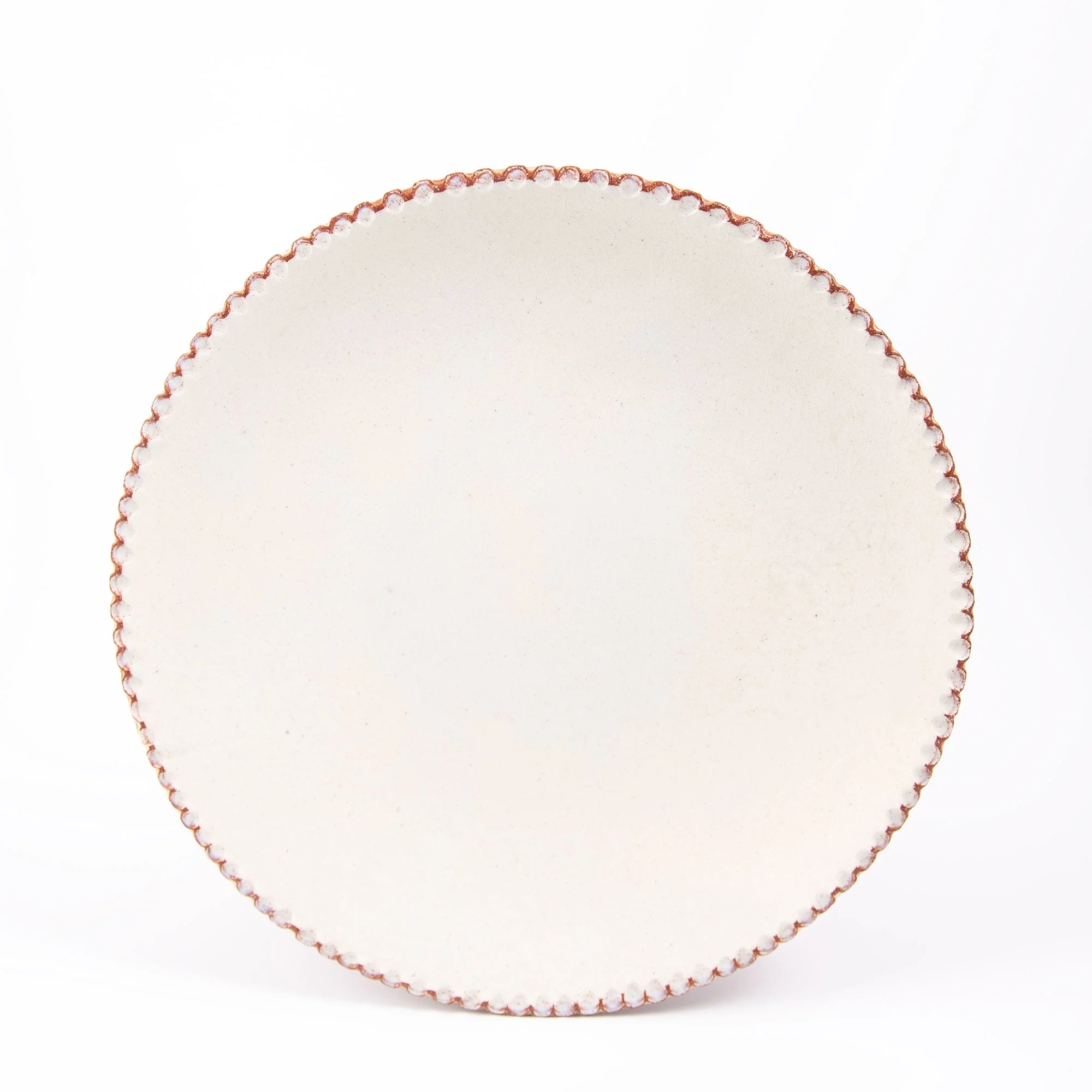White Earthenware Plate