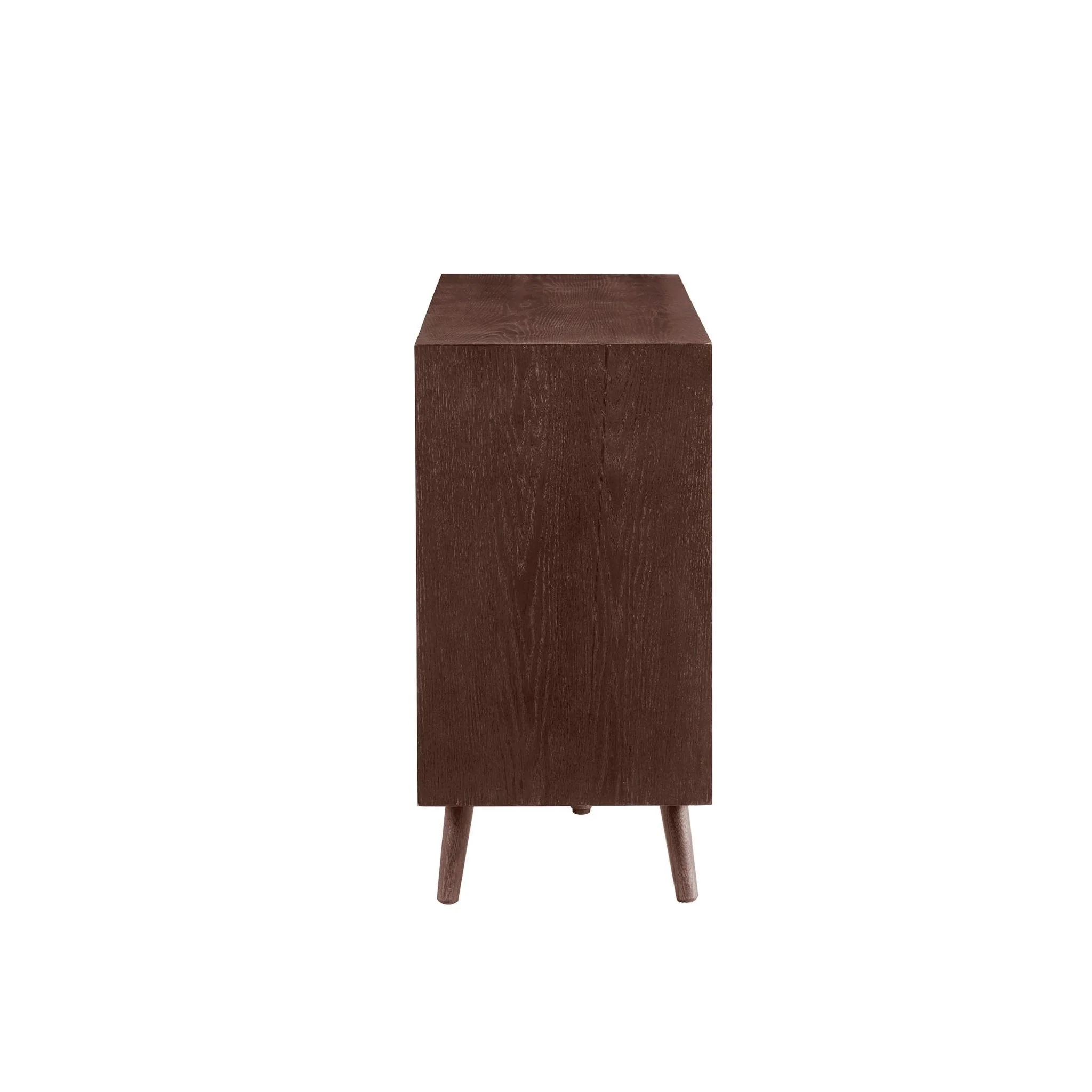 Oak 6 Drawer Chest - Walnut