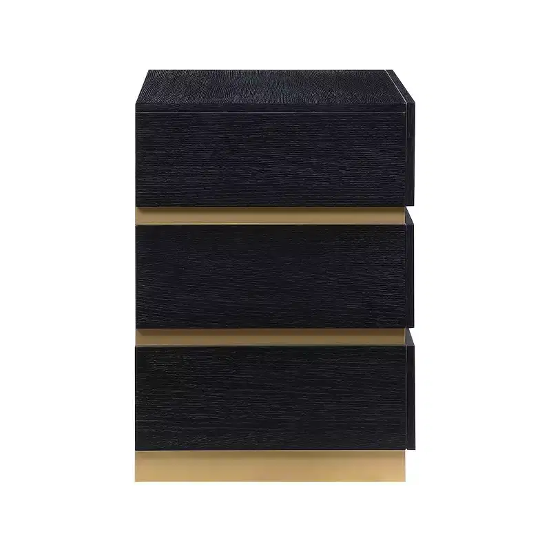 Meridian Furniture,Zaylan Black Nightstand
