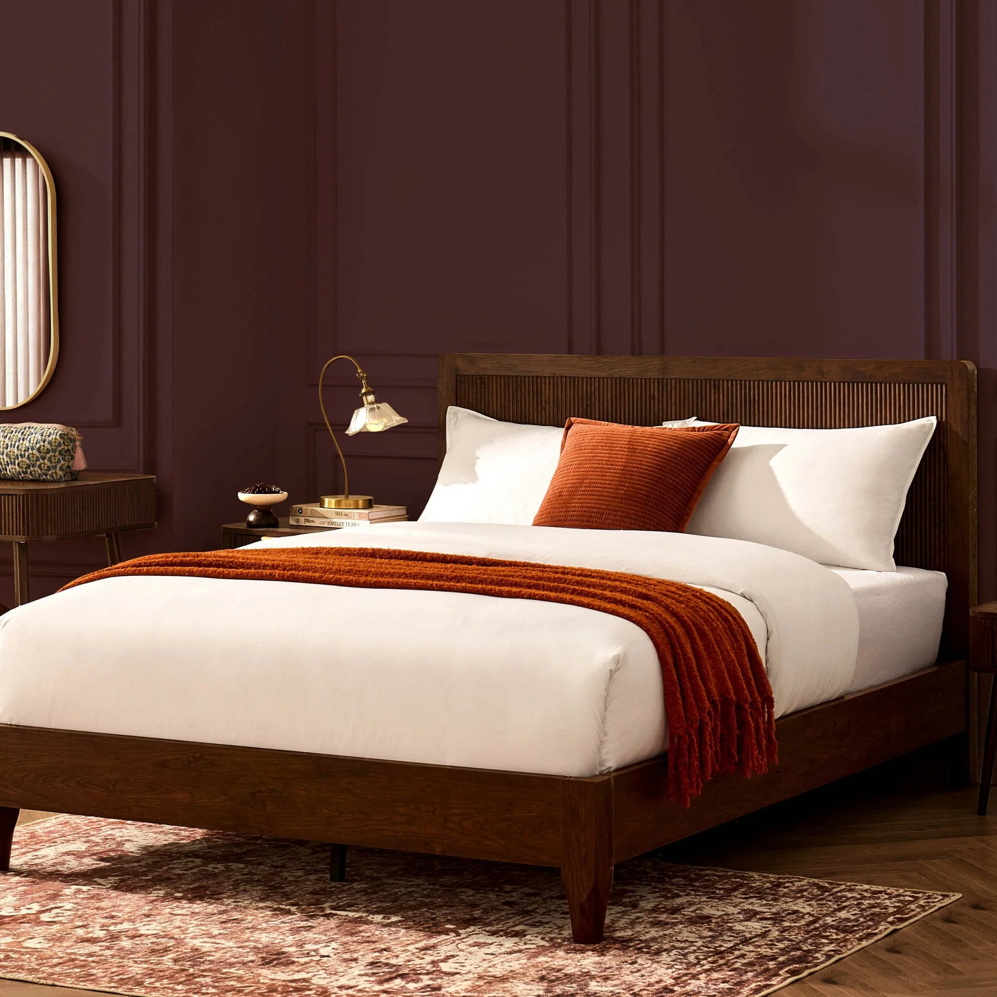 Bed - Wood Walnut