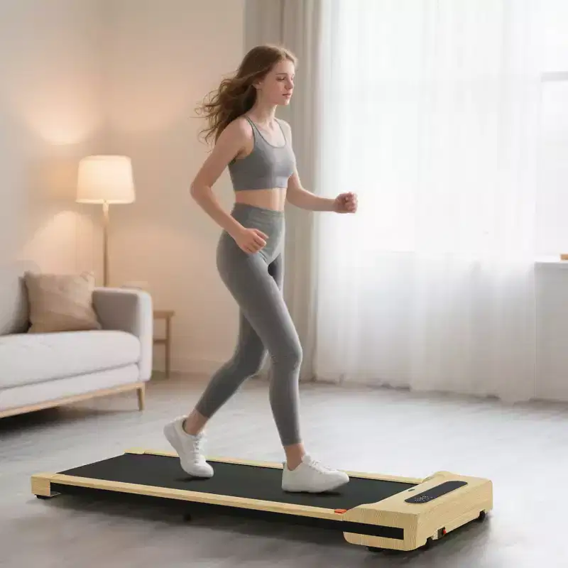 Walking Pad Treadmill 2.5HP Quiet Motor Portable Under Desk Treadmill for Home Office