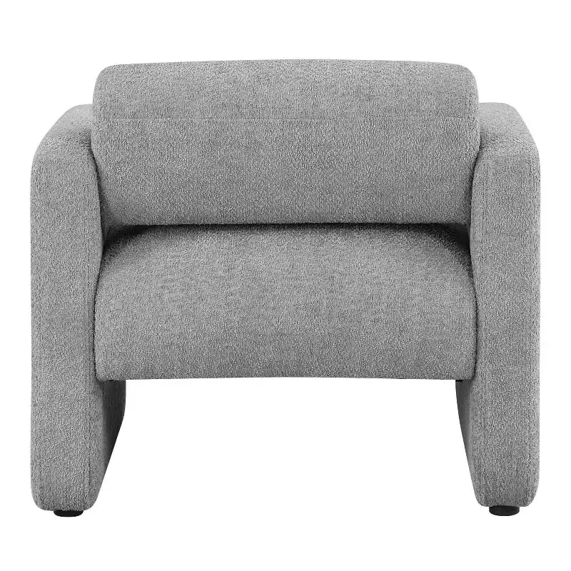 HOMES: Inside + Out Sanddrift Modern Boucle Upholstered Accent Chair