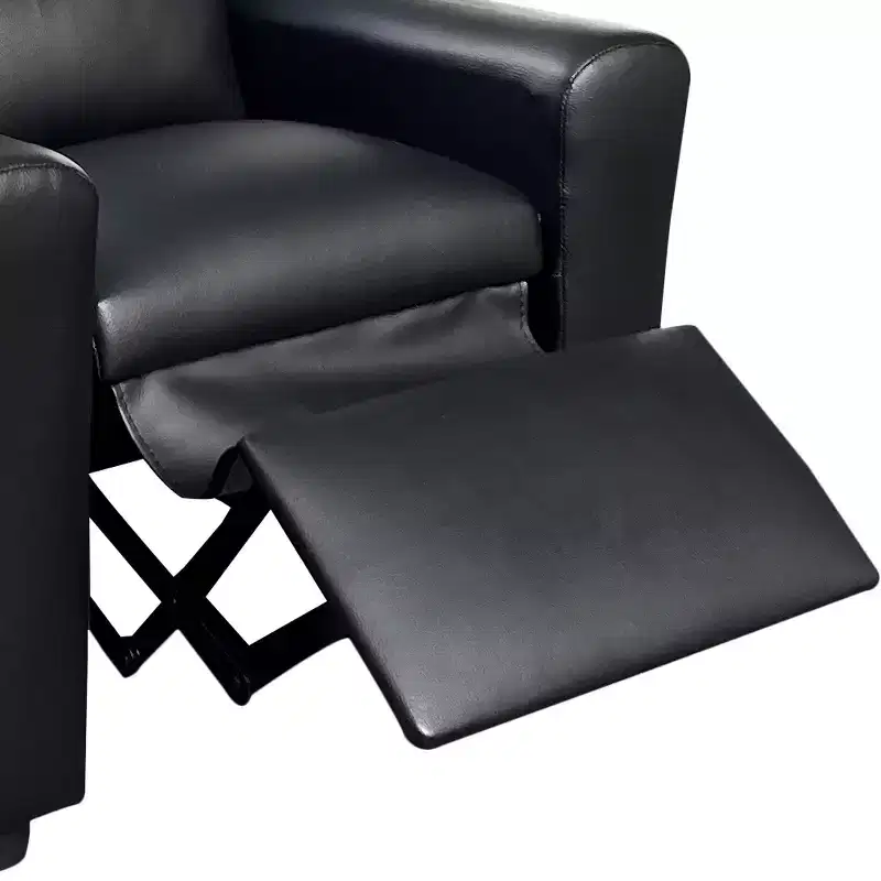 GDFStudio Isamu Modern Faux Leather Upholstered Kids Recliner Chair with Cup Holder