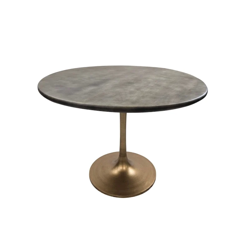 Carolina Living Alden Wood Top 40 Round Dining Table