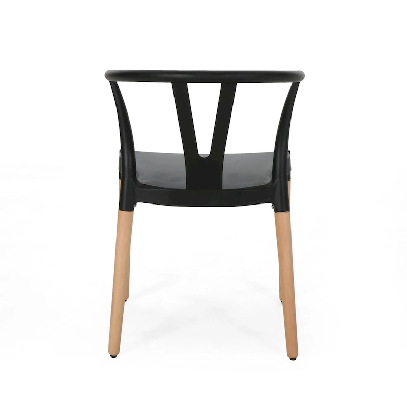 Mountfair Modern Wood Leg Dining Chairs (Set of 2) by Christopher Knight Home