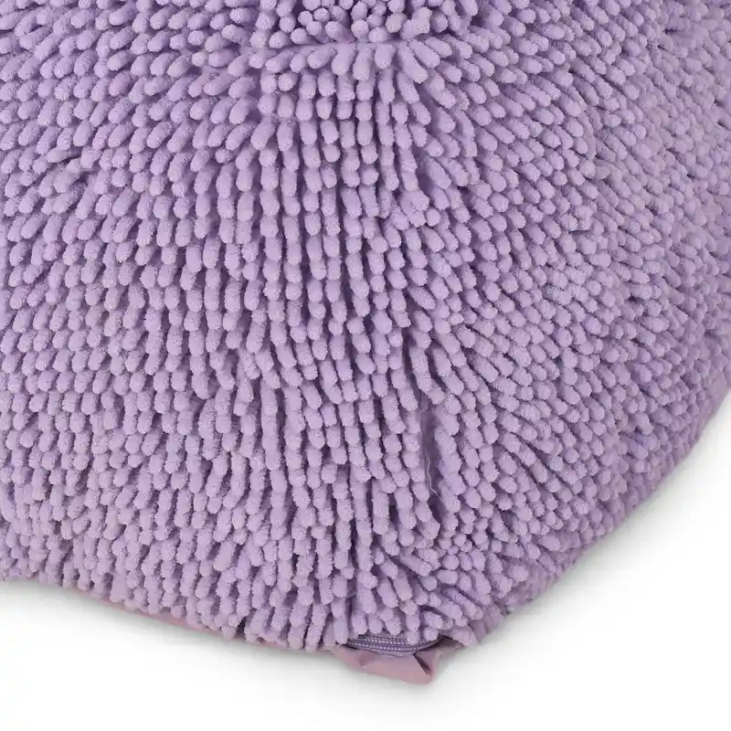 Moloney Modern Microfiber Chenille Pouf by Christopher Knight Home