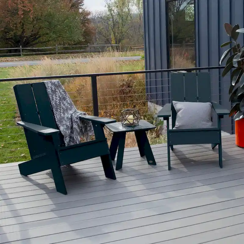 HIGHWOOD 3-piece Adirondack Chairs and Side Table Set