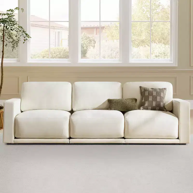 3-Piece Oversized Modular Sectional Sofa Cloud Couch for Living Room
