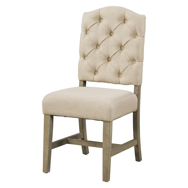 Functional Dining Table Set with Extendable Table and 4 Upholstered Chairs