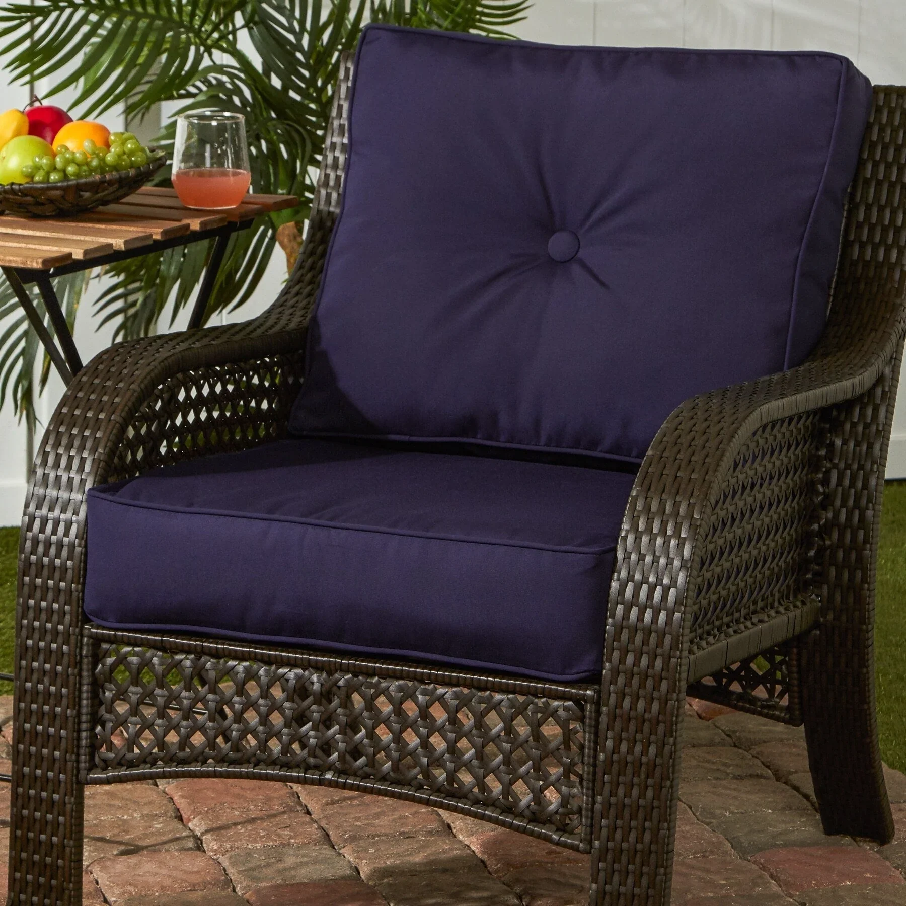 Sunbrella 2-Piece Premium Deep Seat Outdoor Cushion Set