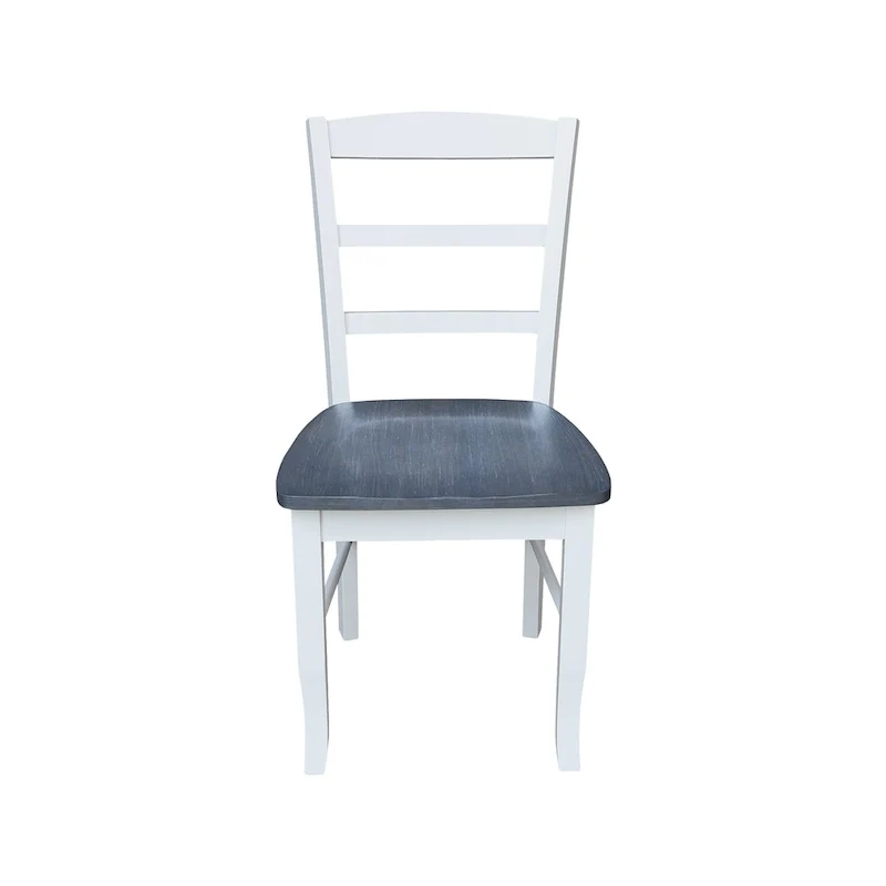 42 Drop Leaf Dining Table with 4 Ladderback Chairs - 5 Piece Set