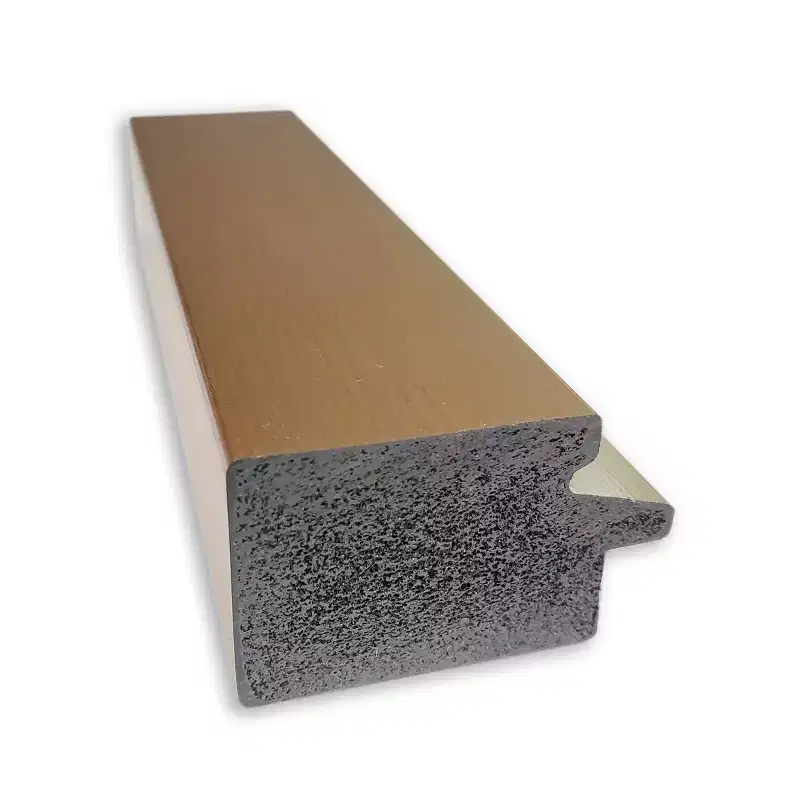 27" x 63" Framed Full Length Floor/Leaner Mirror Gold Modern Polystyrene Rectangle Design