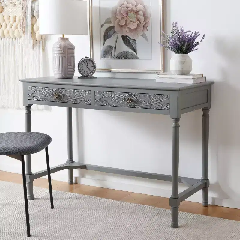 Ryleigh 2 Drawer Desk - DSK5706 - Safavieh