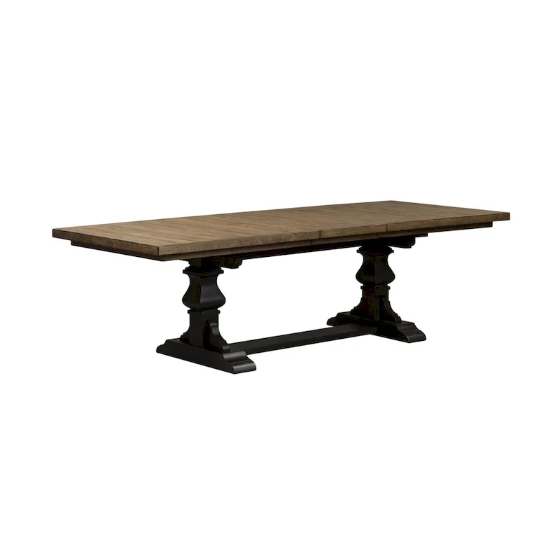 Harvest Home Chalkboard 5 Piece Trestle Table Set