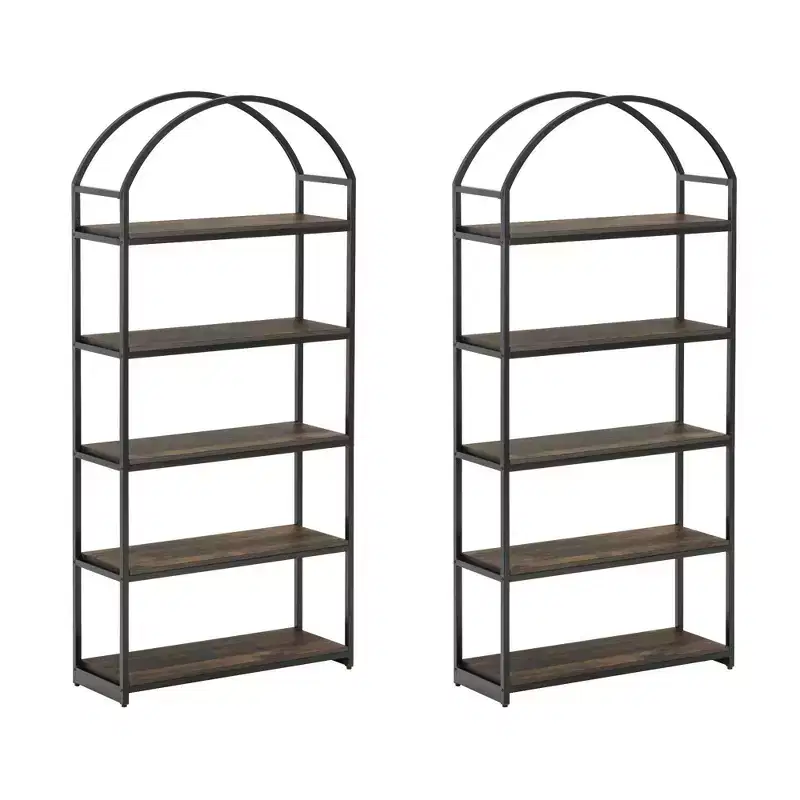 Nathan James Set of 2 Haven Bookshelf