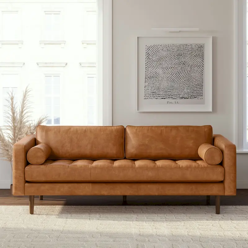88.5 Sofa Genuine Italian Leather