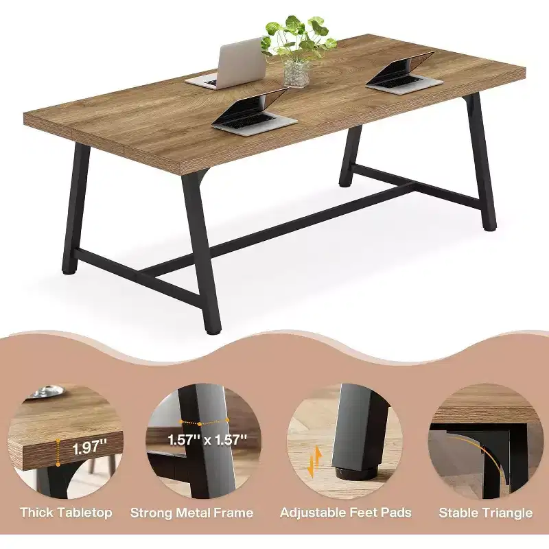 Lantine 70.87-inch Rectangular Dining Table