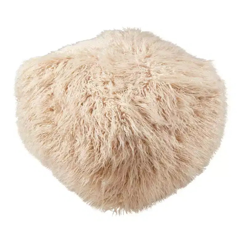 Faux Fur Pouf