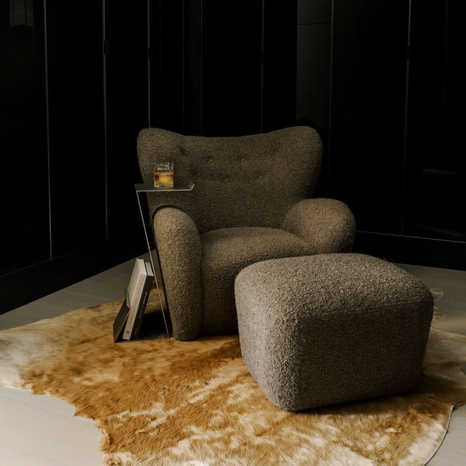 Chair - Mocha Boucle - yet refined, this chair features tight cushioning, smooth, seamless lines, and tufting that add just the right touch of...