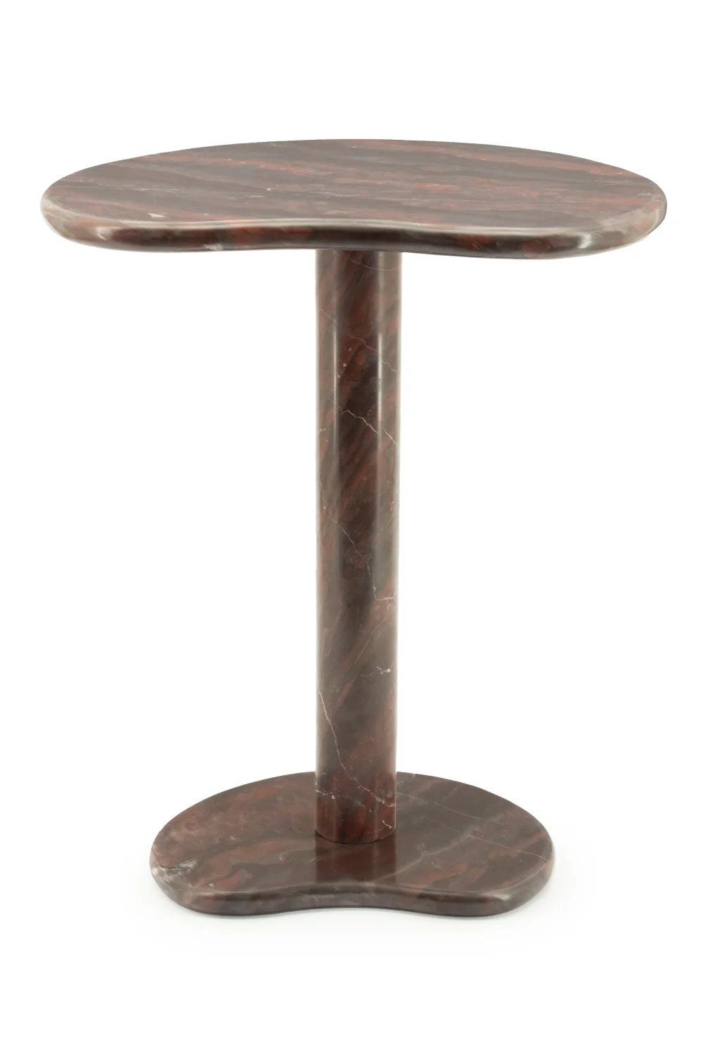 Marble Pedestal Side Table