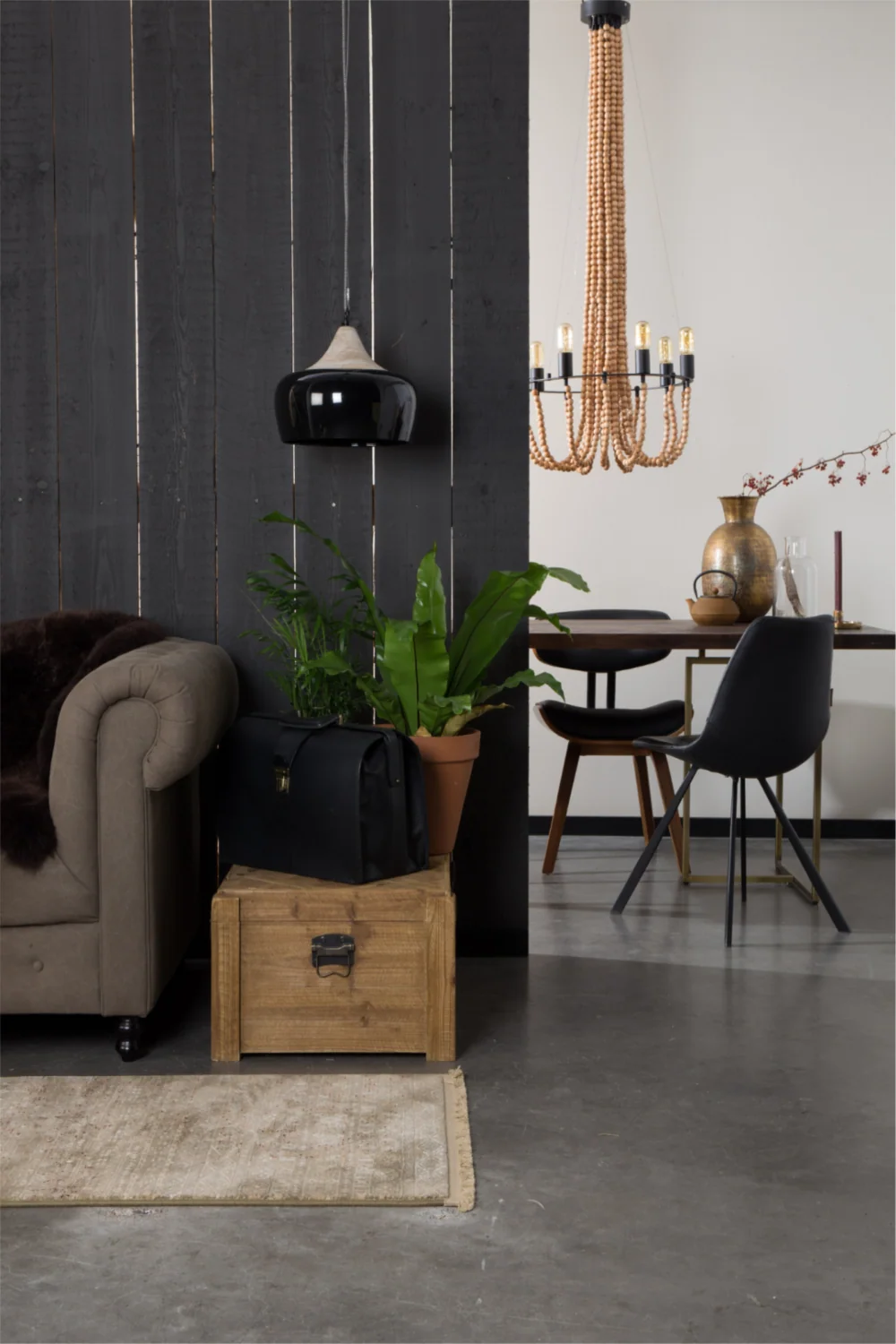 Vintage Brass Dining Table