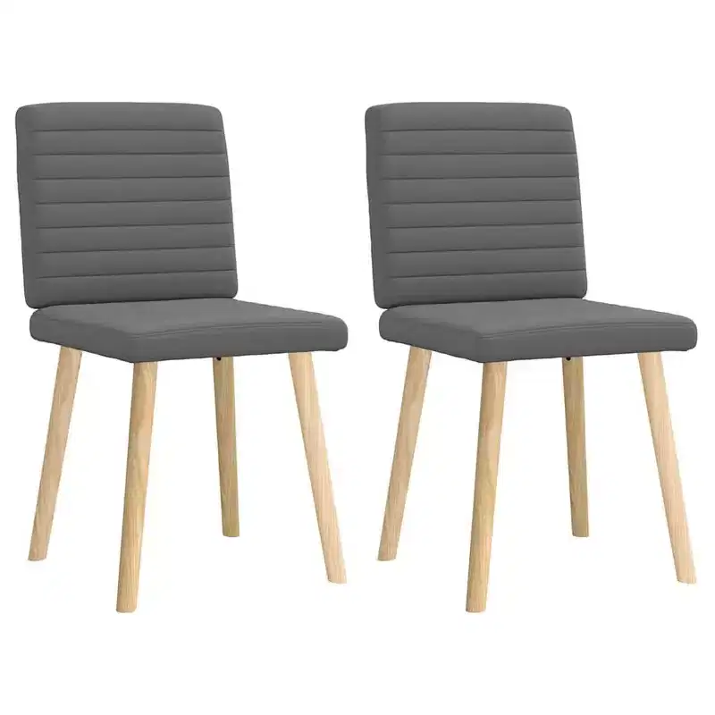 XL Dining Chair Set of 4 Dark Grey
