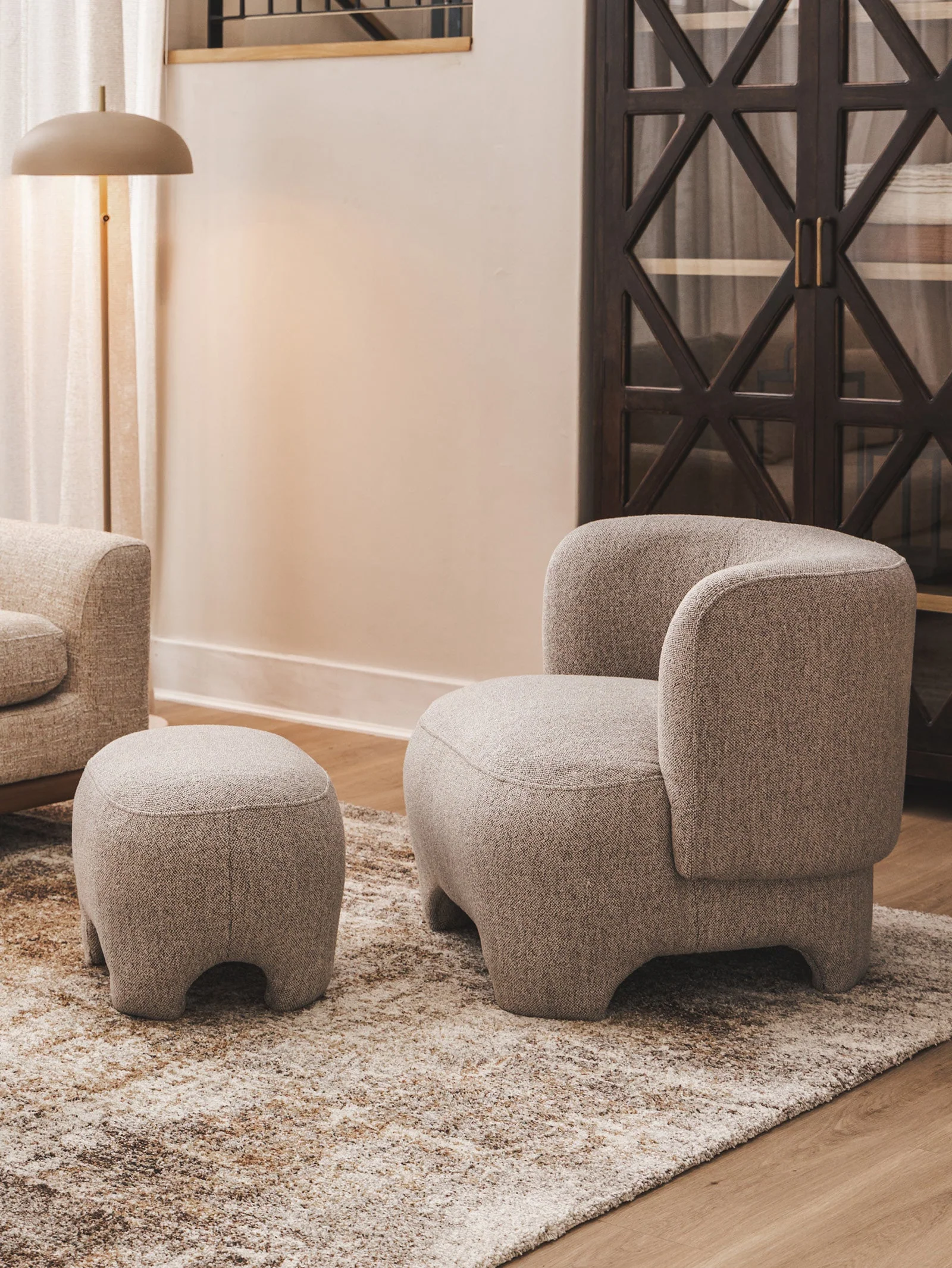 Fabric Occasional Chair for Living Room