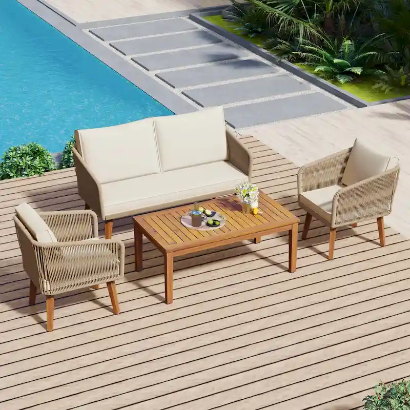 ZZ 4-Piece Patio Conversation Set