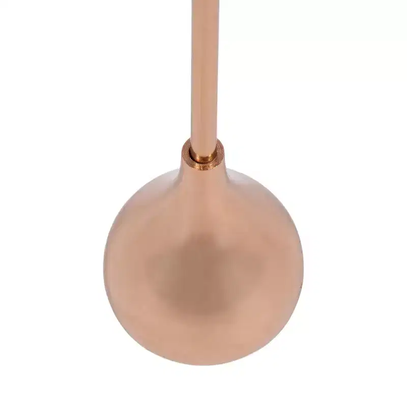 Metal Drink Table, Rose Gold, 7x7x20
