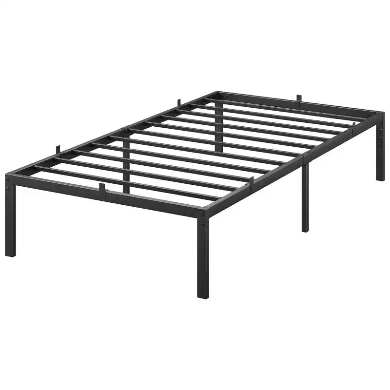 Metal Platform Bed Frame, 14 Inch Full/Queen Heavy Duty Bed Frames, Sturdy Steel Slat Support, No Box Spring Needed, Easy to Assemble