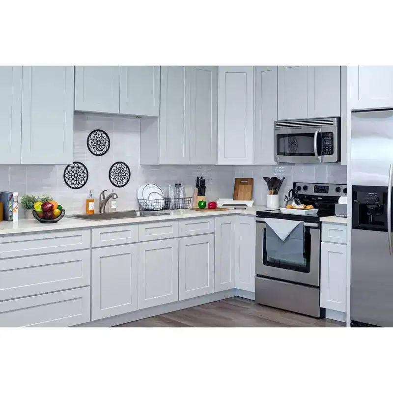 CASAINC 30 in. W x 24 in. D x 34.5 in. H Base Kitchen Cabinet with Drawer and Soft-Close Hinges  Plywood RTA Cabinet